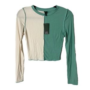 🆕 NWT Wild Fable Ribbed Crop Long Sleeve